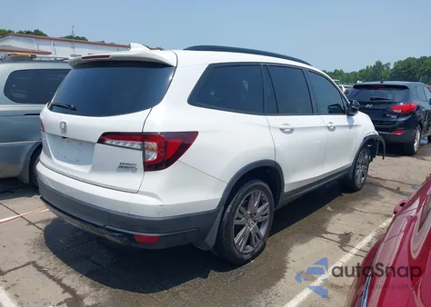 2022 Honda Pilot Awd Sport z USA, uszkodzony, nr VIN 5FNYF6H31NB071770